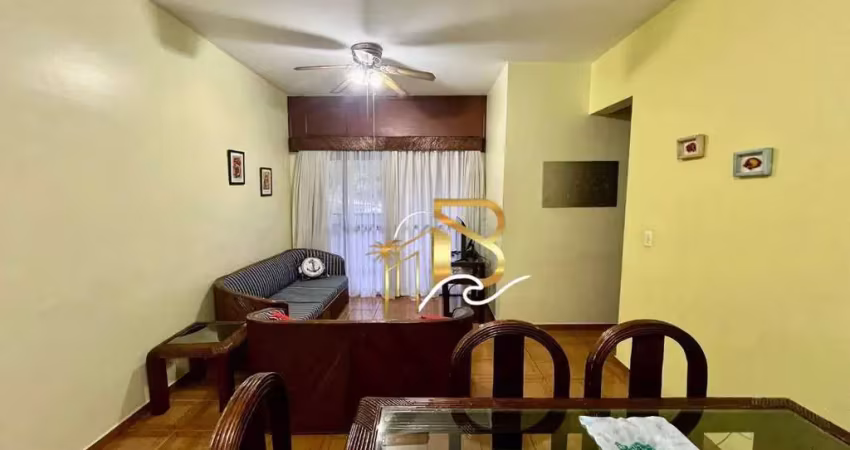 Apartamento com 2 dormitórios à venda, 54 m² por r$ 286.000 - enseada - guarujá/sp