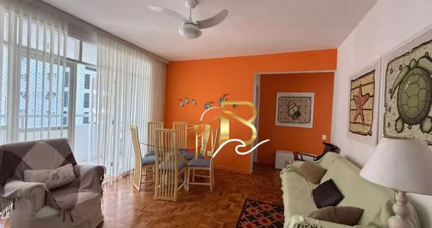 Apartamento com 2 dormitórios para alugar, 65 m² por r$ 3.700,00/mês - pitangueiras - guarujá/sp