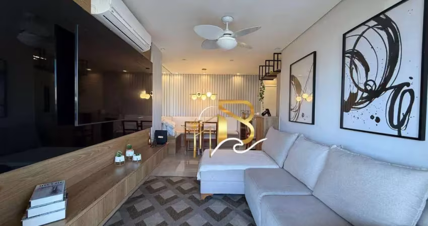 Apartamento com 2 dormitórios à venda, 70 m² por r$ 725.000,00 - praia das astúrias - guarujá/sp