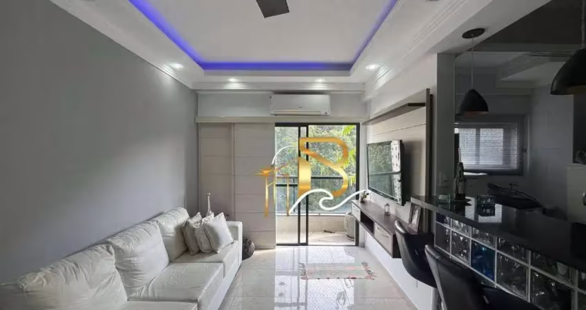 Apartamento com 3 dormitórios à venda, 90 m² por r$ 650.000 - pitangueiras - guarujá/sp