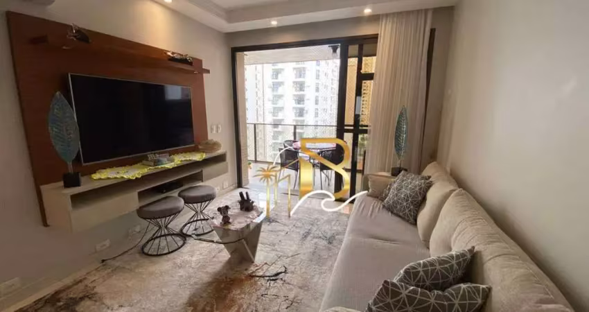 Apartamento com 2 dormitórios à venda, 95 m² por r$ 650.000 - pitangueiras - guarujá/sp