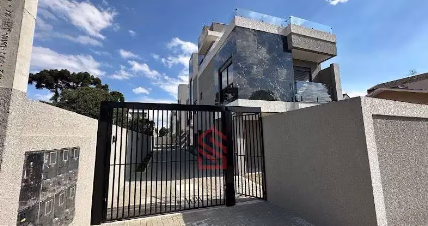 Sobrado à venda em curitiba-pr, no campo comprido: 3 quartos, 1 suíte, 2 salas, 3 banheiros, 2 garagens, 160 m². venha conferir!