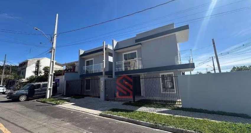 Sobrado à venda em Curitiba-PR, Cidade Industrial: 2 quartos, 2 salas, 2 vagas, 67,60m² de área. Venha conferir!