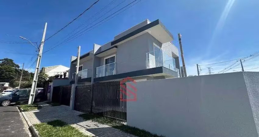 Sobrado à venda em curitiba-pr, cidade industrial: 2 quartos, 2 salas, 2 vagas, 67,60m² de área. venha conferir!