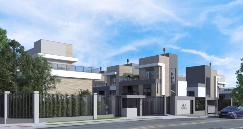 Casa em Condomínio de Luxo em Santa Felicidade, Curitiba-PR: 3 Quartos, 3 Suítes, 4 Banheiros, 2 Vagas de Garagem e 167,13 m² de Área.