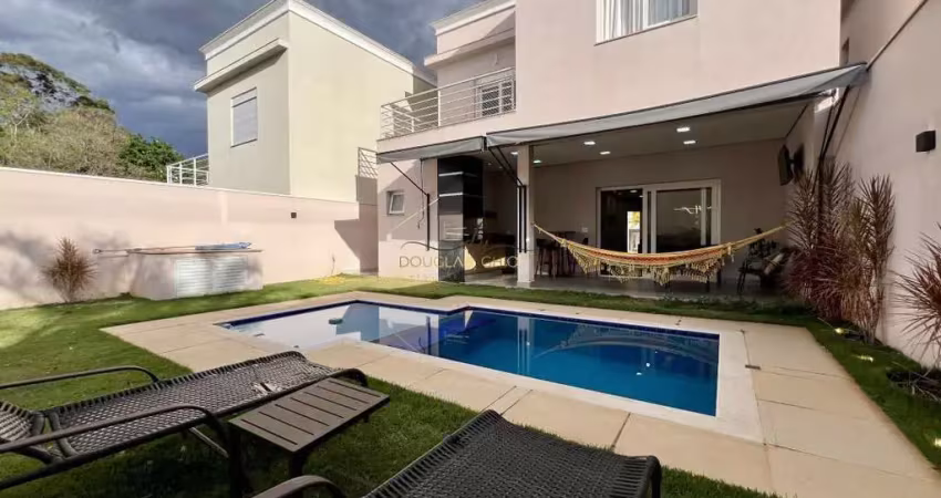 Casa em condomínio à venda em indaiatuba - jardim panorama - com piscina e móveis planejados