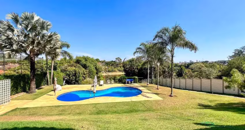 Chácara à venda em indaiatuba - colinas do mosteiro de itaici - com vista única para o lago.