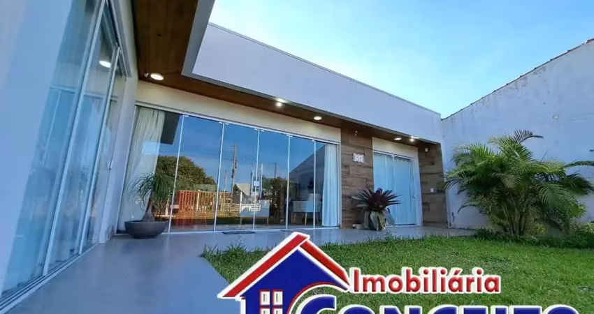 C580 - belíssima residência composta de 03 dormitórios em imbé