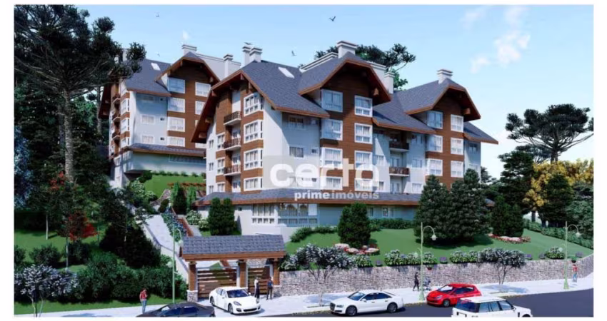 Apartamento com 1 dormitório à venda, 52 m² - Centro - Gramado/RS