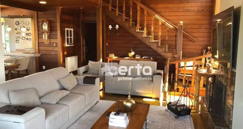 Casa com 4 dormitórios à venda, 250 m² - mato queimado - gramado/rs