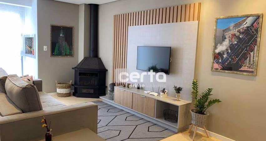 Excelente apartamento com 1 dormitório, a uma quadra da Catedral de Pedra, no Centro de Canela!