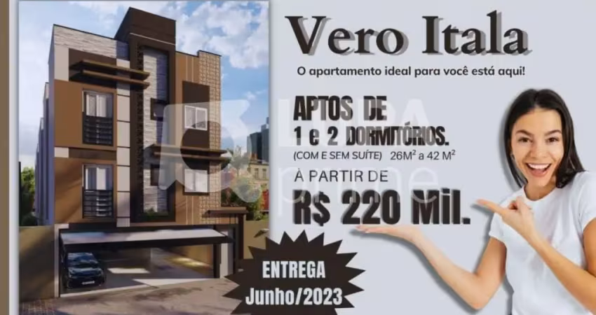 Apartamento com 2 dormitório sendo 1 suíte á venda na vila isolina mazzei