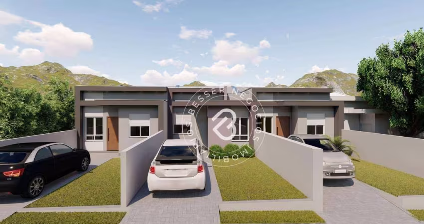 Casa com 2 dormitórios à venda, 59 m² por R$ 359.000,00 - Pasqualini - Sapucaia do Sul/RS
