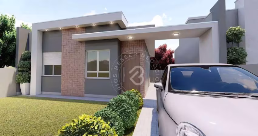 Casa com 2 dormitórios à venda, 55 m² por r$ 499.000,00 - santa catarina - sapucaia do sul/rs