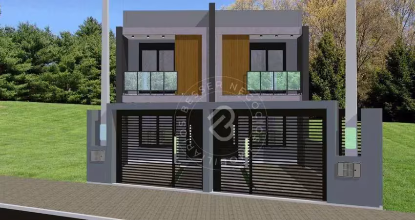 Sobrado com 2 dormitórios à venda, 110 m² por r$ 490.000,00 - são josé - canoas/rs
