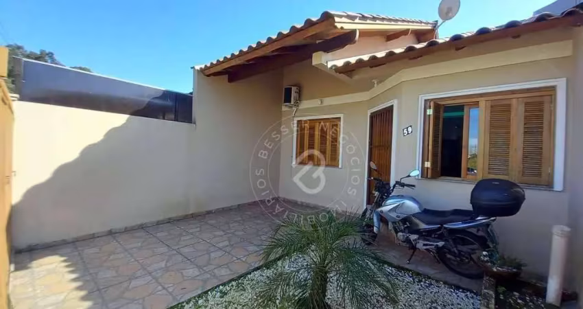 Casa com 2 dormitórios à venda, 47 m² por r$ 250.000,00 - bela vista - sapucaia do sul/rs