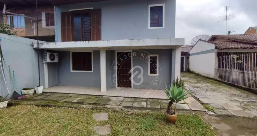 Sobrado com 3 dormitórios para alugar, 114 m² por r$ 2.155,00/mês - santa catarina - sapucaia do sul/rs