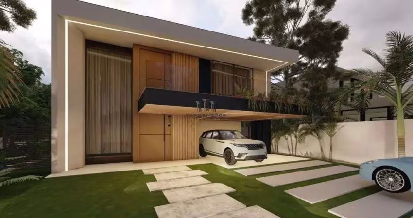 Casa em obras em alphaville vespasiano, 4 quartos, piscina, sauna e gourmet em l