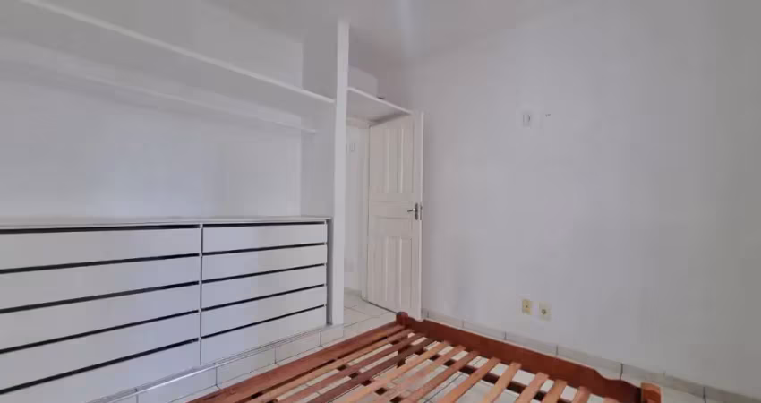 Apartamento para locação no gonzaga – 1 quadra da praia! semi mobiliado