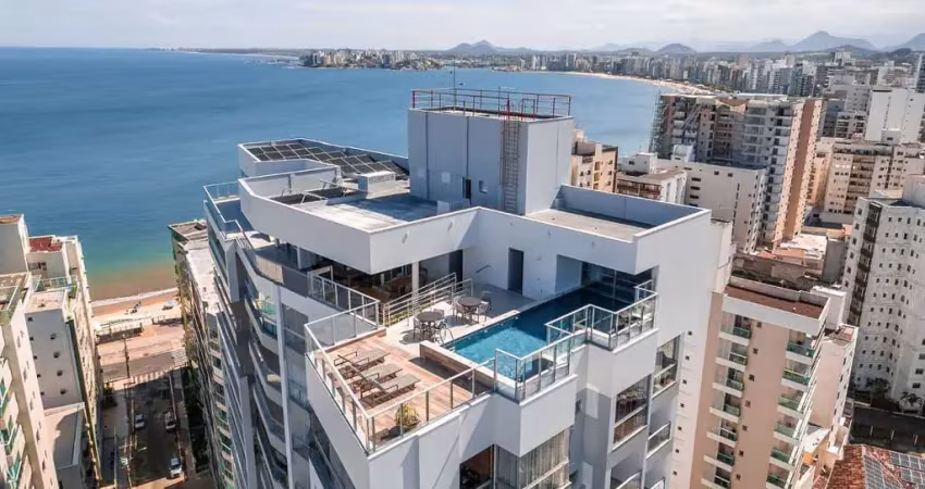 Apartamento 3 quartos (3 suíte) na praia do morro – vista para o mar e lazer completo na cobertura