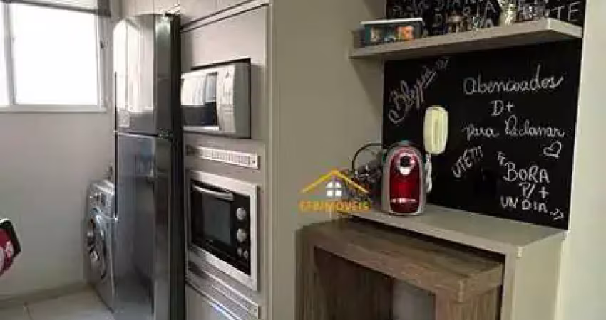 Apartamento com 2 dormitórios à venda, 49 m² por r$ 270.000,00 - jardim recanto - americana/sp