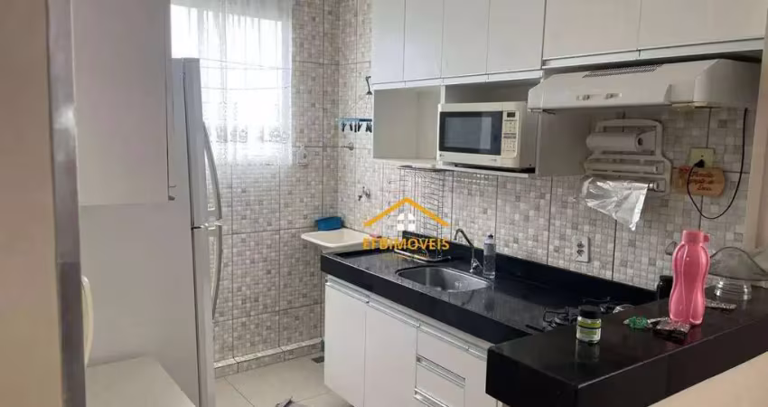 Apartamento com 2 dormitórios à venda, 49 m² por r$ 185.000 - jardim recanto - americana/sp