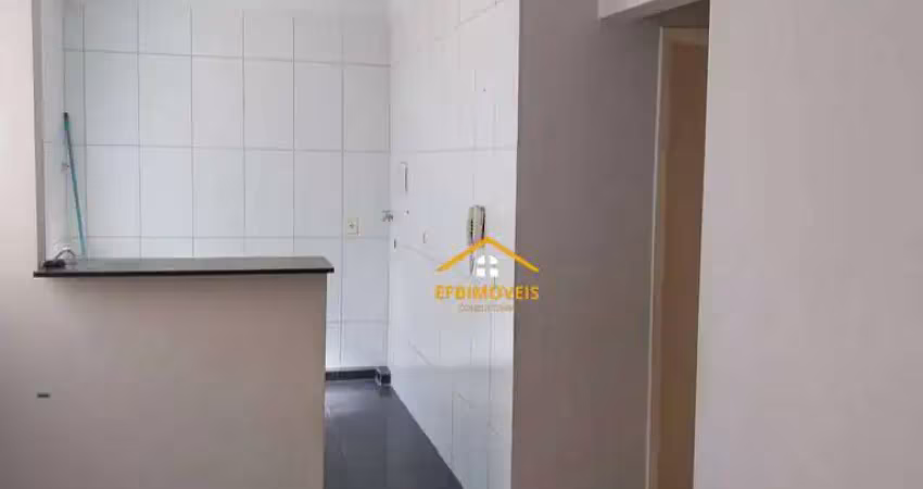 Apartamento com 2 dormitórios para alugar, 49 m² por r$ 1.300/mês - jardim recanto - americana/sp