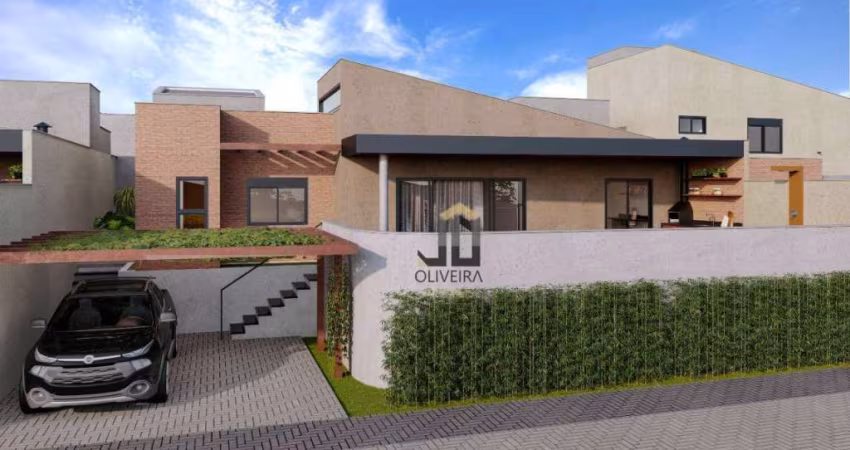 Casa com 3 dormitórios à venda, 131 m² por R$ 997.902,74 - Itapetinga - Atibaia/SP