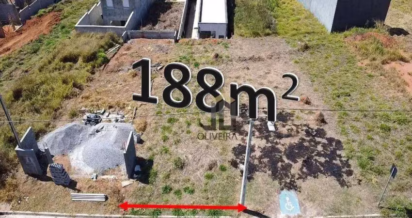 Terreno à venda, 187 m² por r$ 190.000,00 - loteamento vivejo atibaia - atibaia/sp