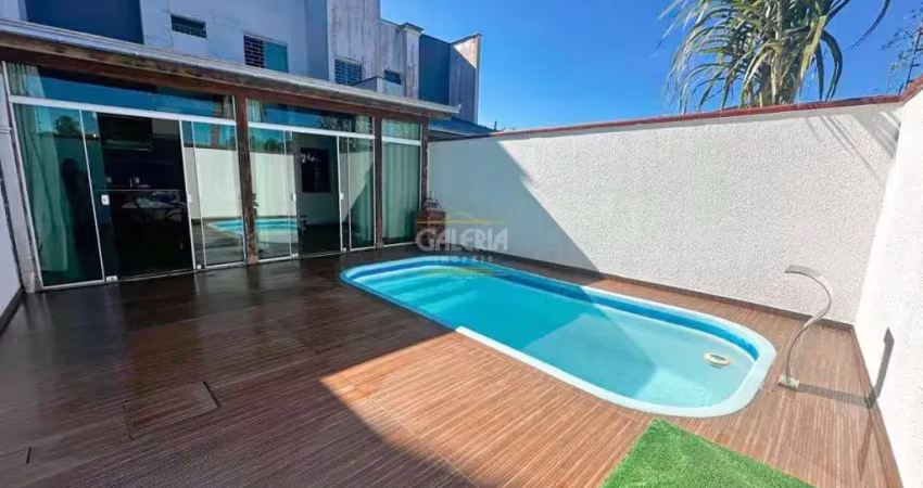 Sobrado geminado no saguaçú com 3 quartos para venda, 132 m²