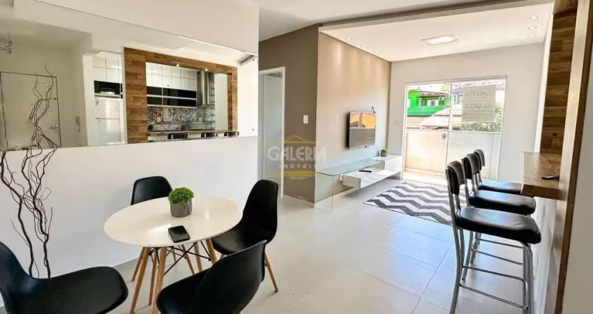 Apartamento no iririú com 2 quartos para locação, 52 m²