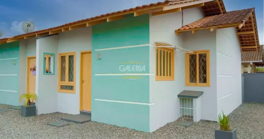 Casa geminada no aventureiro com 2 quartos para locação, 45 m²