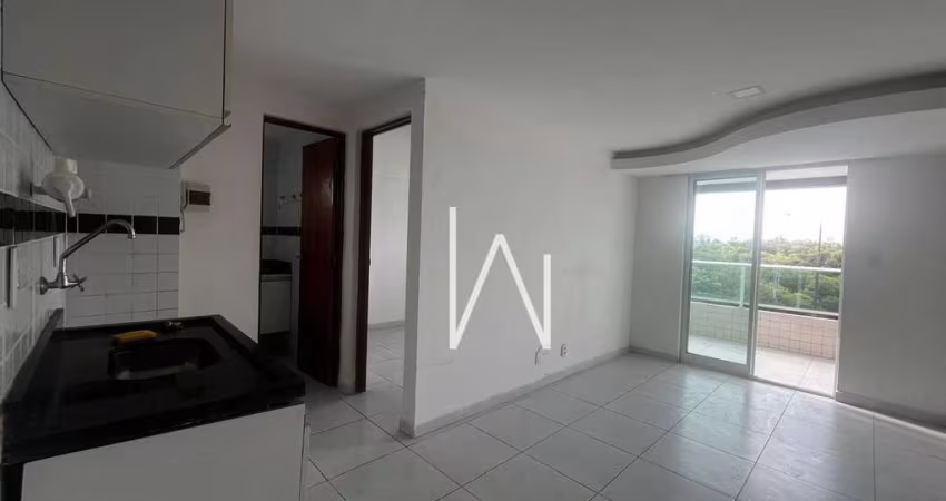 Apartamento com 1 quarto a 100m da praia, 31 m² - Bessa - João Pessoa