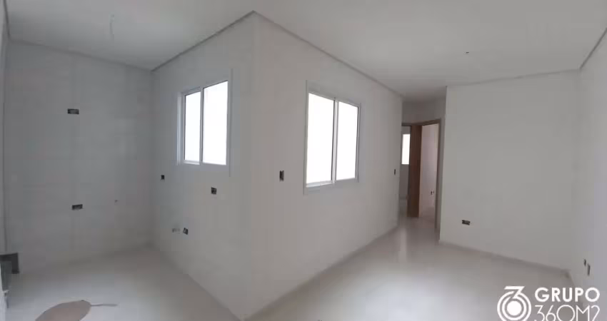 Cobertura para venda em santo andré, vila scarpelli, 2 dormitórios, 2 banheiros, 1 vaga