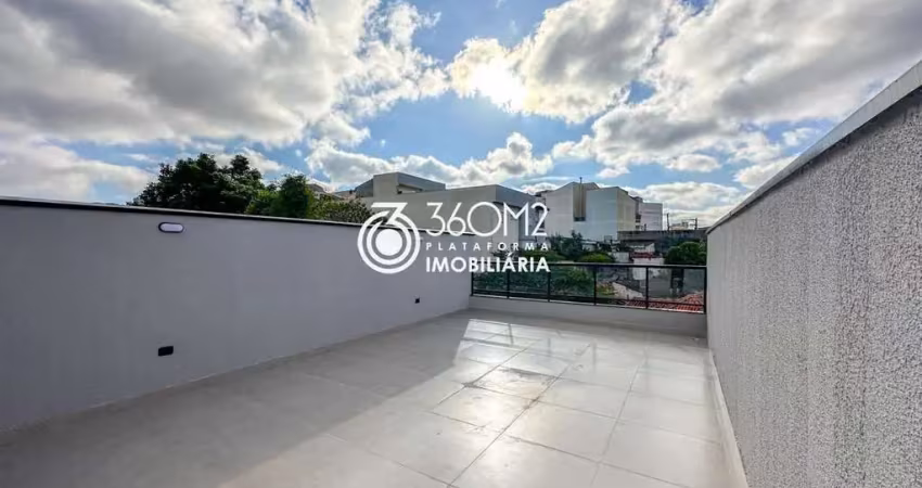 Cobertura para venda em santo andré, vila helena, 2 dormitórios, 1 suíte, 3 banheiros, 2 vagas