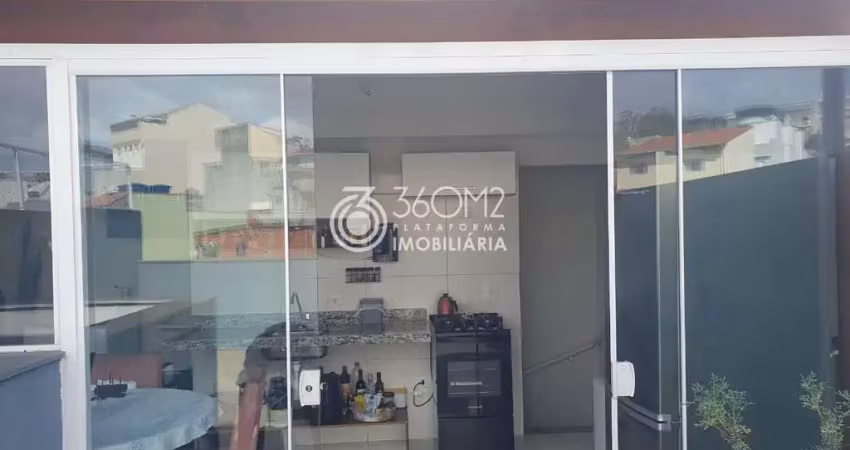 Cobertura para venda em santo andré, parque das nações, 2 dormitórios, 1 suíte, 2 banheiros, 1 vaga