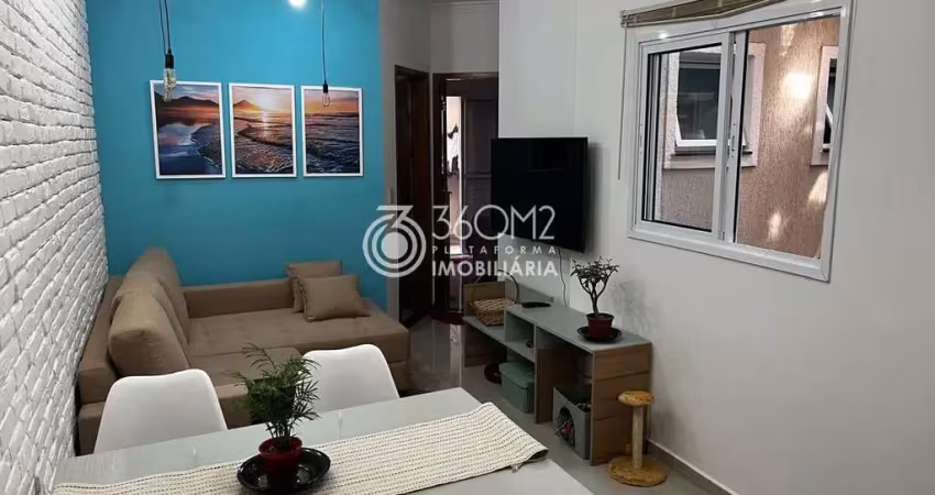 Apartamento para venda em santo andré, parque das nações, 2 dormitórios, 1 suíte, 2 banheiros, 1 vaga
