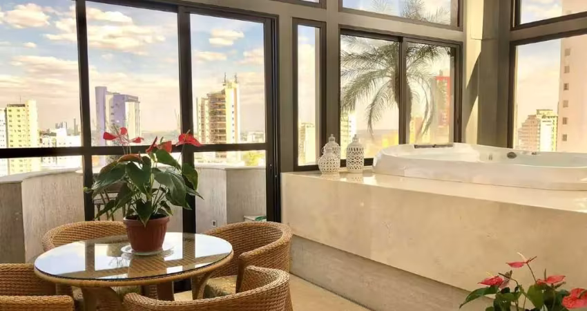 Cobertura à venda, 4 quartos, 3 suítes, 3 vagas, fundinho - uberlândia/mg