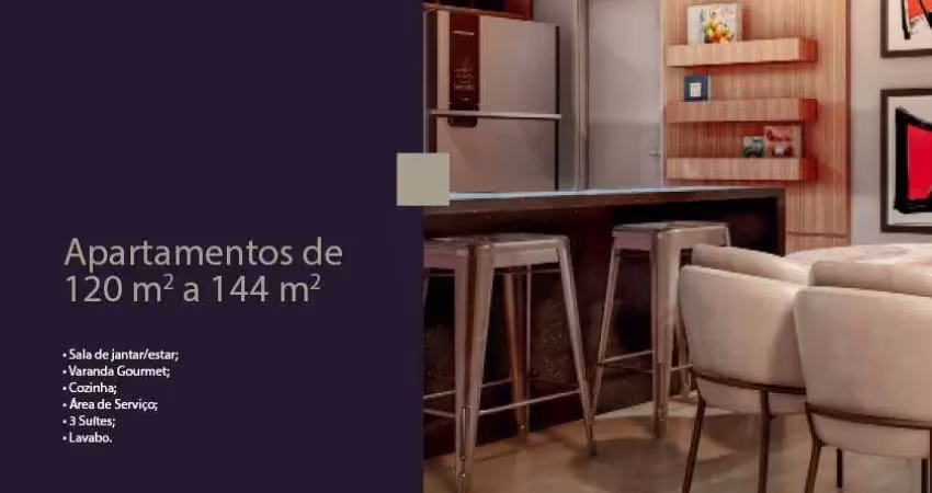 Apartamento à venda, 3 quartos, 3 suítes, 2 vagas, granja marileusa - uberlândia/mg