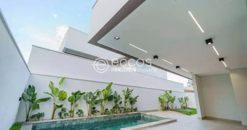 Casa em condomínio à venda, 3 quartos, 3 suítes, 3 vagas, Laranjeiras - Uberlândia/MG