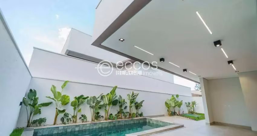 Casa em condomínio à venda, 3 quartos, 3 suítes, 3 vagas, laranjeiras - uberlândia/mg
