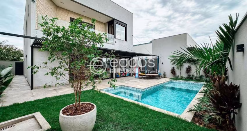 Casa em condomínio à venda, 4 quartos, 4 suítes, 4 vagas, Gávea Sul - Uberlândia/MG
