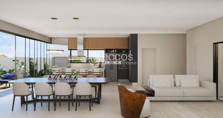 Casa em condomínio à venda, 3 quartos, 3 suítes, 4 vagas, Granja Marileusa - Uberlândia/MG