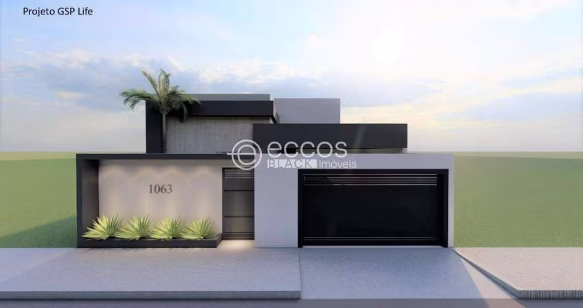Casa à venda, 3 quartos, 1 suíte, 2 vagas, Laranjeiras - Uberlândia/MG