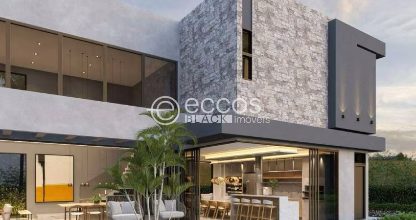 Casa em condomínio à venda, 3 quartos, 3 suítes, 4 vagas, Gávea - Uberlândia/MG