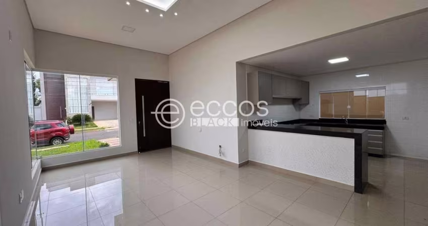 Casa em condomínio para aluguel, 4 quartos, 2 suítes, 2 vagas, Laranjeiras - Uberlândia/MG