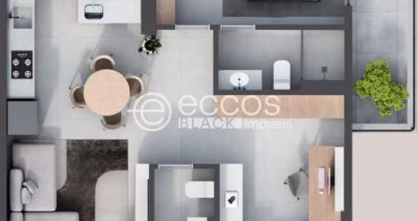 Apartamento à venda, 1 quarto, 1 suíte, 1 vaga, Martins - Uberlândia/MG