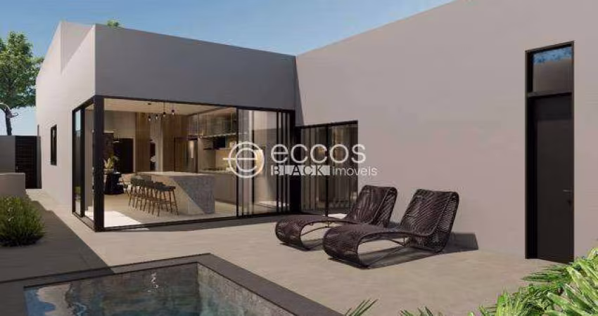 Casa em condomínio à venda, 3 quartos, 3 suítes, 2 vagas, Laranjeiras - Uberlândia/MG