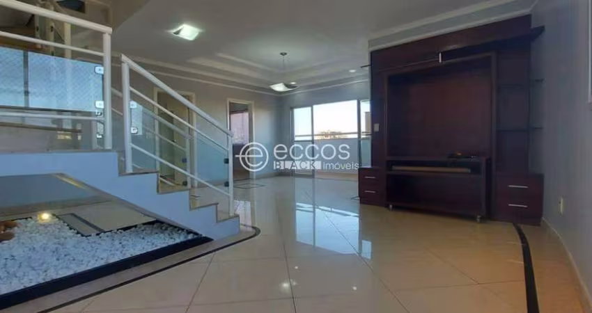 Cobertura à venda, 3 quartos, 3 suítes, 2 vagas, Santa Mônica - Uberlândia/MG