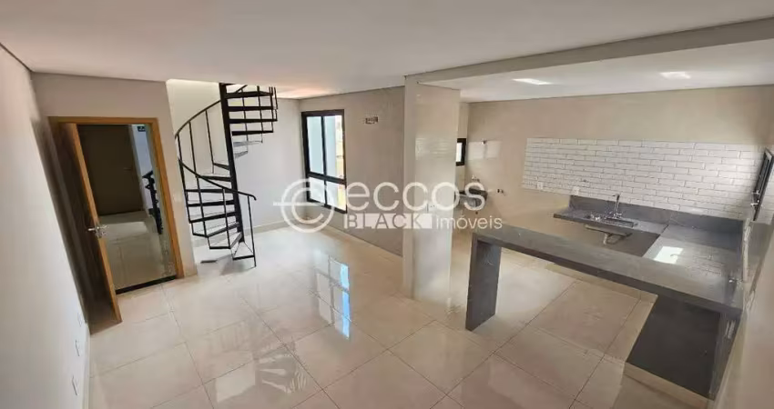 Apartamento duplex à venda, 3 quartos, 1 suíte, 2 vagas, santa maria - uberaba/mg